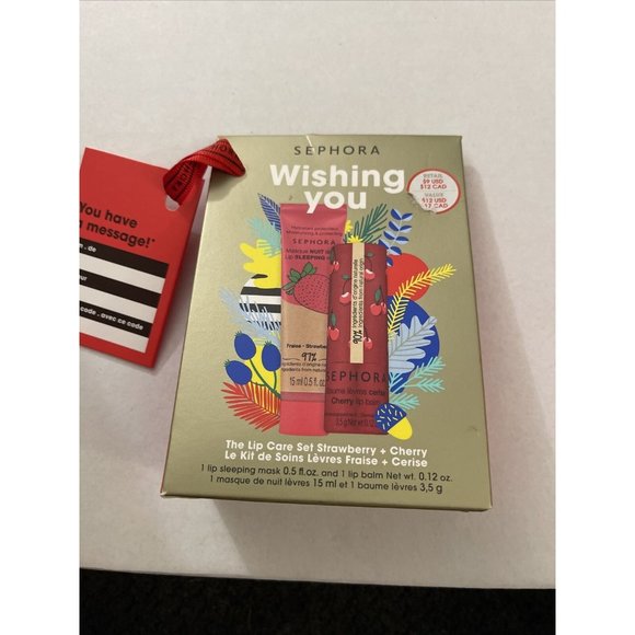 Sephora Makeup New Sephora Wishing You Lip Care Set Strawberry And